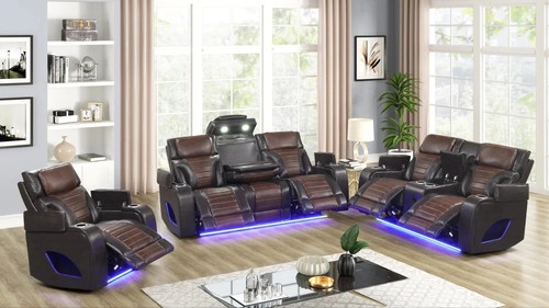New brown led power - led, recliner