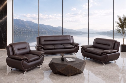 New brown 3pc sofa - 3pc,
